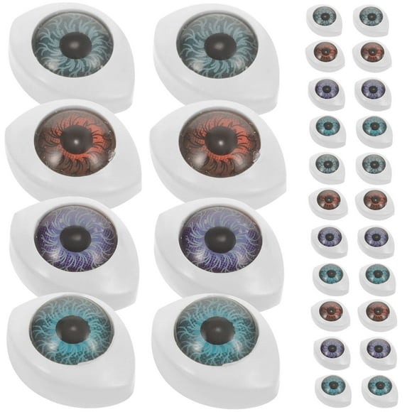 Homoyoyo Fake Eyes Craft Round Hemisphere Acrylic 100Pcs 0.55X0.39X0.20In