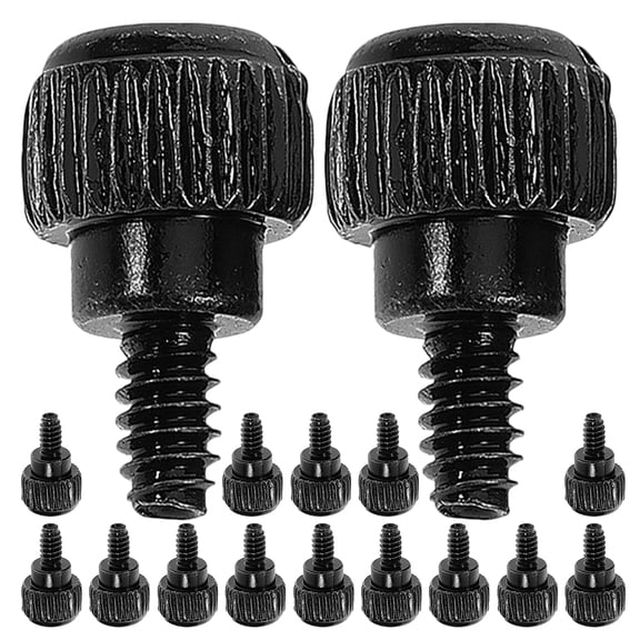 Homoyoyo DIY Electronic Screws Black Carbon Steel Anti-Loosening Design for Home 100Pcs