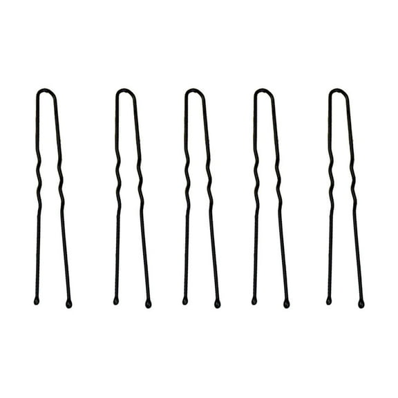 Homoyoyo 100pcs Black U Shaped Hair Pins Set for Women, Bridal Showers, Updos, Everyday Hair Styling Accessories
