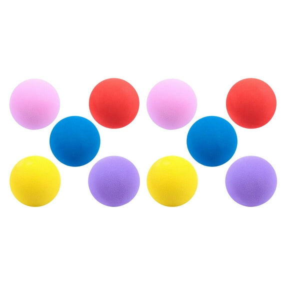 Homoyoyo 10Pcs Golf Training Balls Made of Durable Eva Material for Safe Indoor Practice
