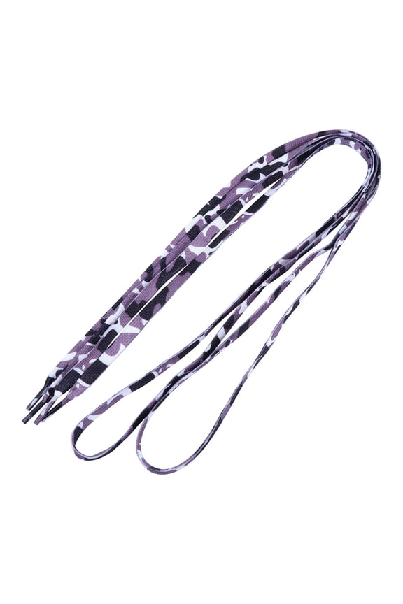 10Pcs Grey Elastic Camouflage for Shoes Polyester Replacement Laces