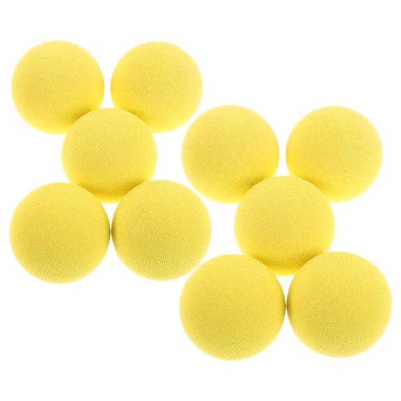 Homoyoyo 10Pcs Soft Eva Foam Golf Practice Balls Lightweight Durable Golf Balls for Backyard Training