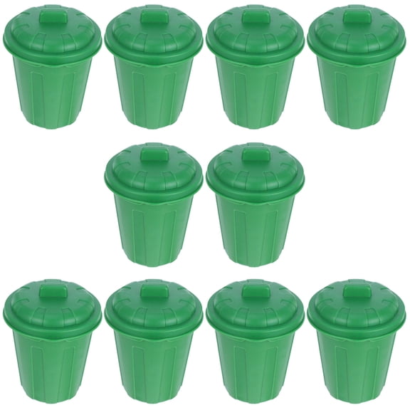 Homoyoyo 10-Piece Green Makeup Brush Organizer Set with Odor Isolation for Neat Cosmetic Storage and Easy Access