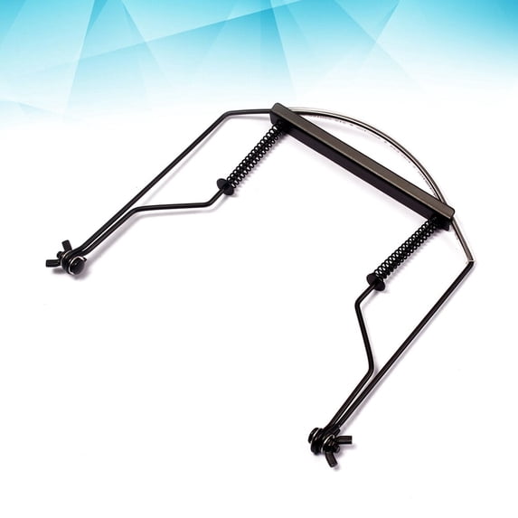 Homoyoyo Black Adjustable Harmonica Holder Neck Frame for Beginners, Comfortable and Easy to Use, 1 Set