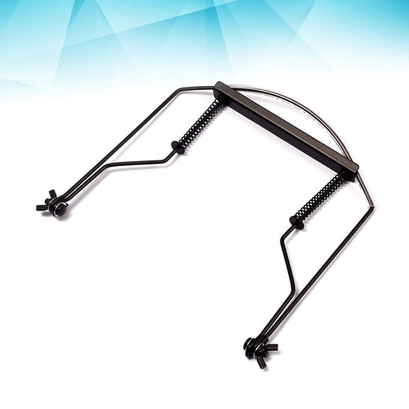 Homoyoyo Adjustable Neck Frame Harmonica Holder Comfortable for Beginners Black 1 Set Easy to Use