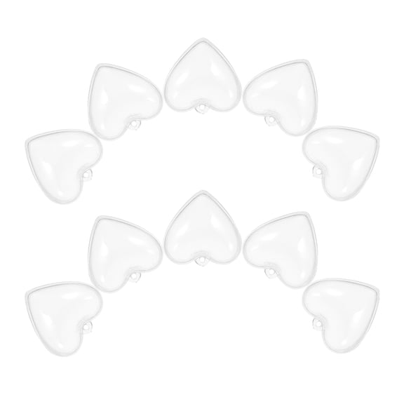 Homoyoyo Aquarium Floating Decor 10pcs Transparent PVC Fish Tank Ornaments for Home and Office