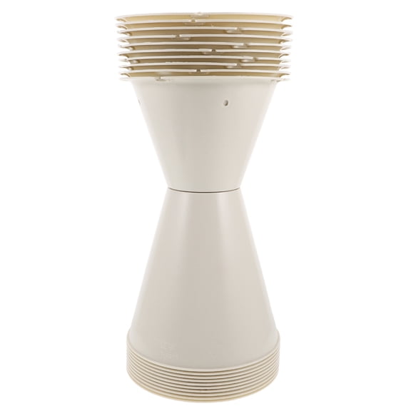 Homoyoyo White Plastic Floral Arrangement Liners for Flower Craft Supplies and Decorative Projects
