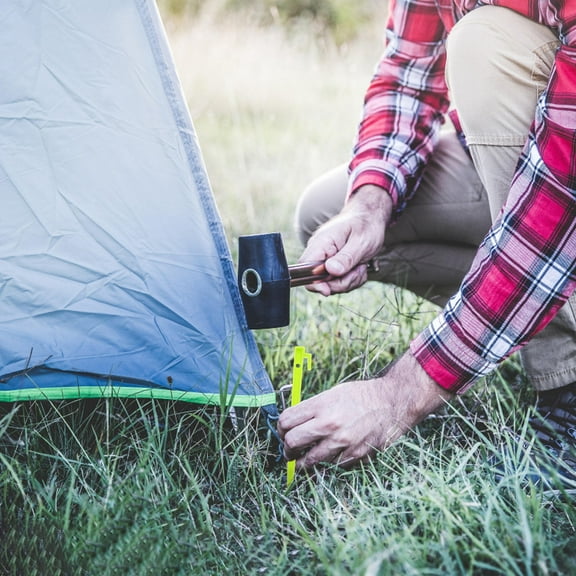 Homoyoyo 10pcs Tent Pegs for Tarpaulin, Beach Canopy, Tarp, Heavy Duty PP Ground Stakes