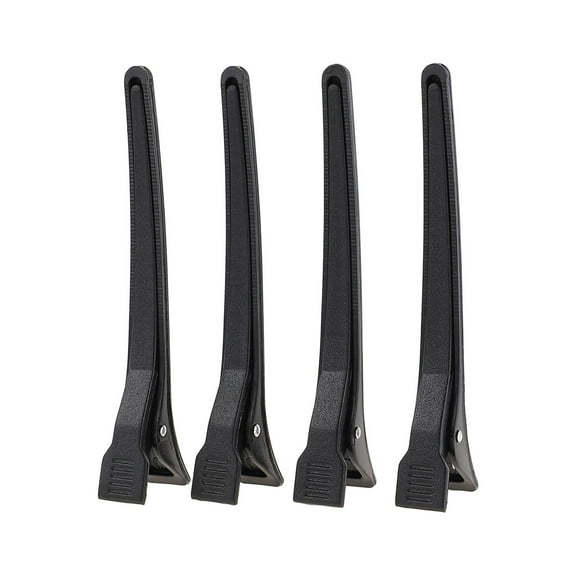 Homoyoyo 12Pcs Black Plastic Duckbill Hairpins, Hair Clips for Styling and Hair Decoration