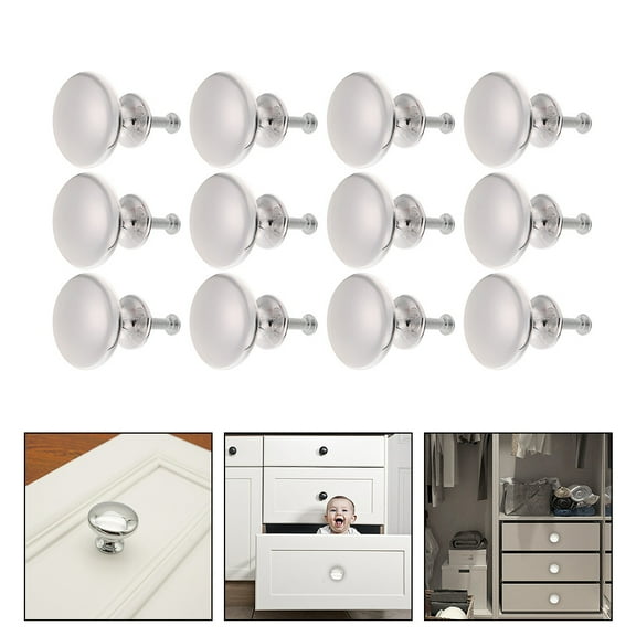 Homoyoyo Kitchen Cabinet Handles 12Pcs Zinc Alloy Drawer Pulls for Home Kitchen and Bar Cabinets