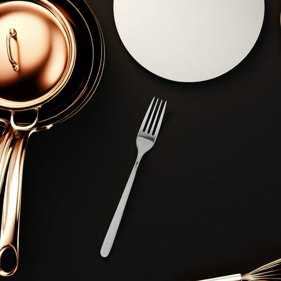 Homoyoyo 12-Piece Stainless Steel Fork Set Sleek Design Flatware for Home, Hotel, Kitchen, Dining Tableware