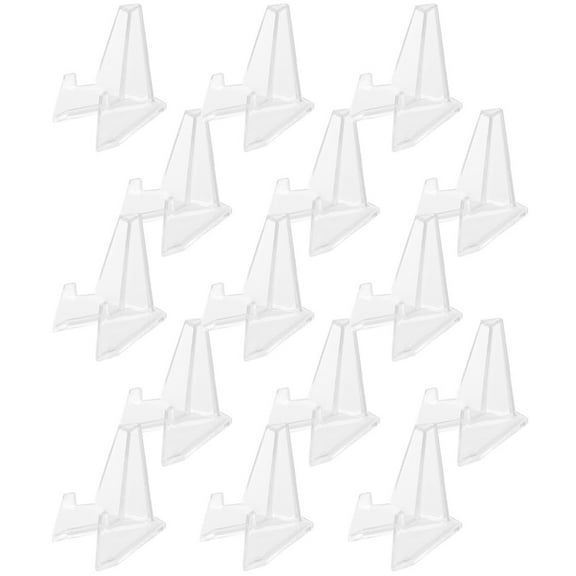 Homoyoyo Transparent Art Easel Display Stands for Art , 15 Pieces, Portable and