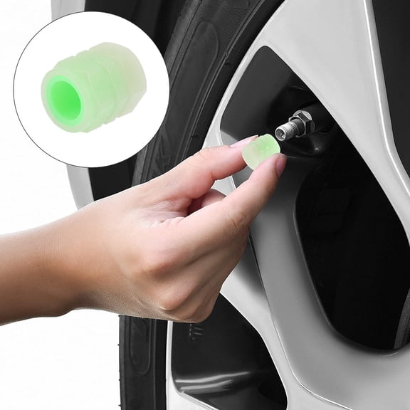 Homoyoyo 16 Pcs Tire Valve Caps Universal Fit Rubber Car Truck Bike Accessories