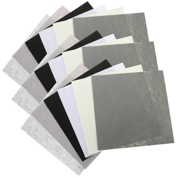 Homoyoyo 18pcs Felt Fabric Sheets Multi- Material for Doll Clothes Holiday Crafts and Sewing Projects