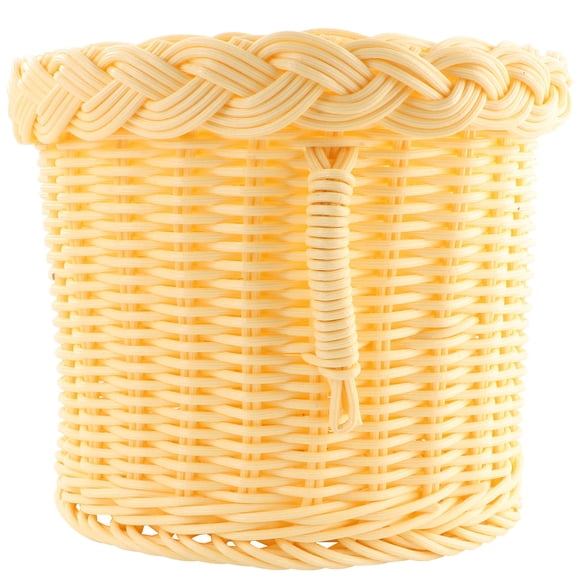 Homoyoyo 1Pack Desktop Organizer Box Elephant Shape for Home Organization Creative Design Light Yellow