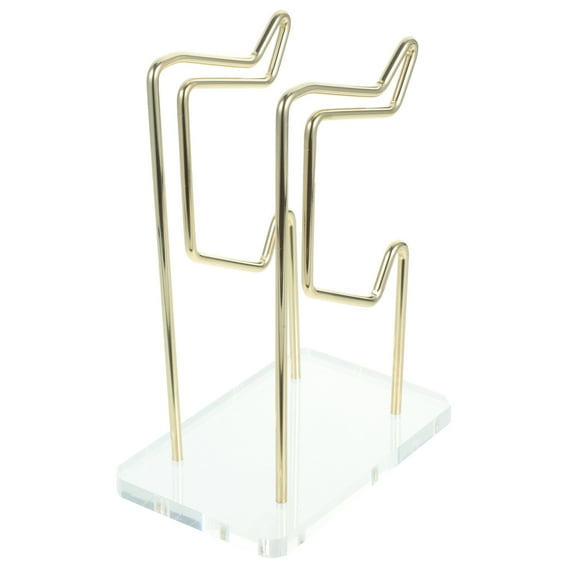 Homoyoyo Metal Game Controller Display Stand Golden for Home Organization
