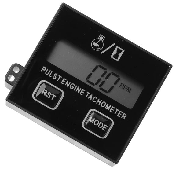 Homoyoyo Black Digital Tachometer Speedometer for Chainsaw Lawn Mower Motorcycle and Small Engine Equipment