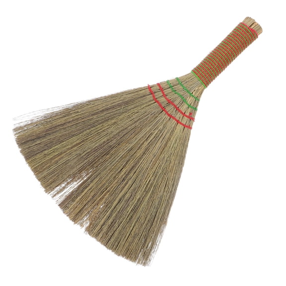 Homoyoyo Handmade Grass Sweeping Broom for Indoor Use, Desk Cleaning Brush for Home and Office