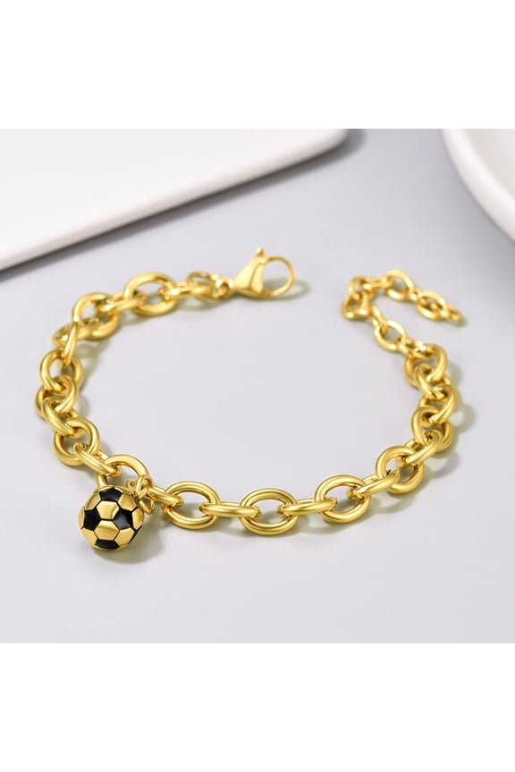 1Pack Titanium Steel Wrist Chain Durable Skin Safe Punk Style Jewelry for Girlfriend for Fan Gear