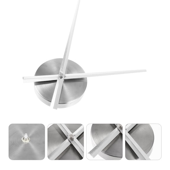 Homoyoyo 1Pc Classic Plated Silver Clock Hands Plate for Decorative and DIY Clock Movement