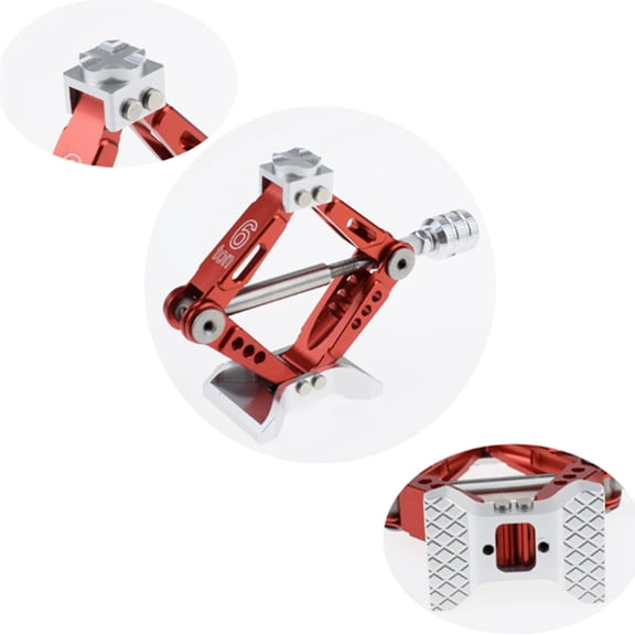 Homoyoyo Simulation Jack for Model Climbing Car Red Aluminium Alloy 1Pc