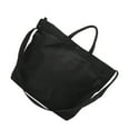 thumbnail image 1 of Homoyoyo 1Pc Large Capacity Black Luggage Bag Portable Nylon Polyester Outdoor Fitness Tote, 1 of 8
