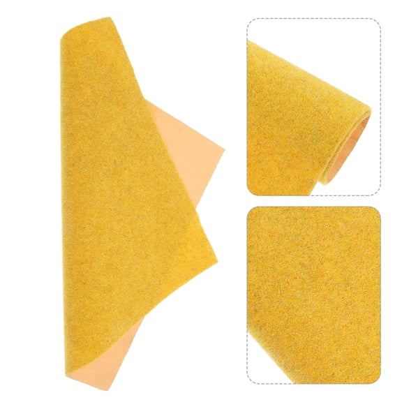 Homoyoyo Artificial Turf Rug Artificial Grass Mat Golden Plastic 1Pack