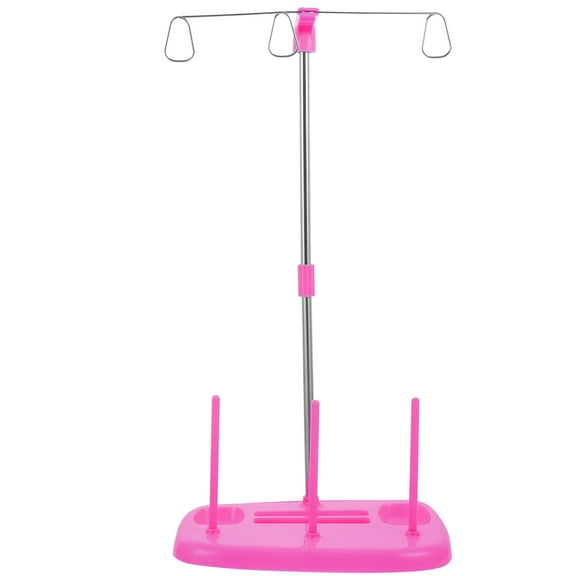 Homoyoyo Professional Rosy Spool Cone Stand Thread Rack for Embroidery, Stable and , 1 Set
