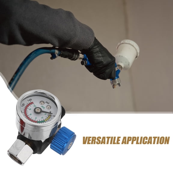 Homoyoyo Air Regulator and Water Separator Combo with Pressure Gauge and Consistent Spray Patterns