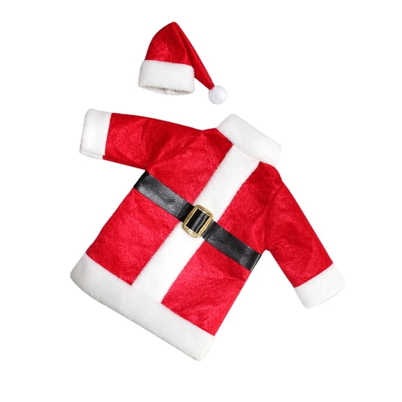 Homoyoyo Christmas Bottle Caps Set of 1 Red Reusable Decorative Bottle Topper for Holiday Party Decor