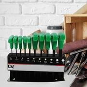 Homoyoyo 1Set Multi-Purpose T-Type Screwdriver Set Green Non Slip for Home Repair Tasks