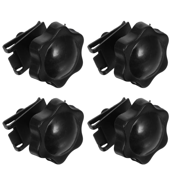 Homoyoyo 1 Set Retro Black Metal Security Bolts for Motorcycle Saddlebag Locks and Accessories