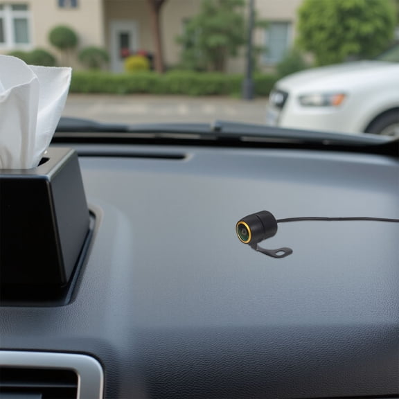 Homoyoyo Wired Vehicle Backup Camera with Adjustable Viewing Angles, Black, High Resolution Rearview Safety Camera