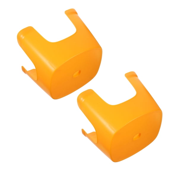 Homoyoyo Userfriendly PVC Foot Stool Yellow for Changing Shoes and Bathing 2Pcs