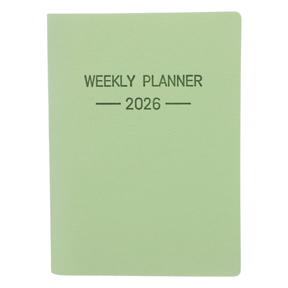 Homoyoyo 2026 Portable Small PU Planner Notebook for Students School Note Taking Rectangle Design 1 Piece
