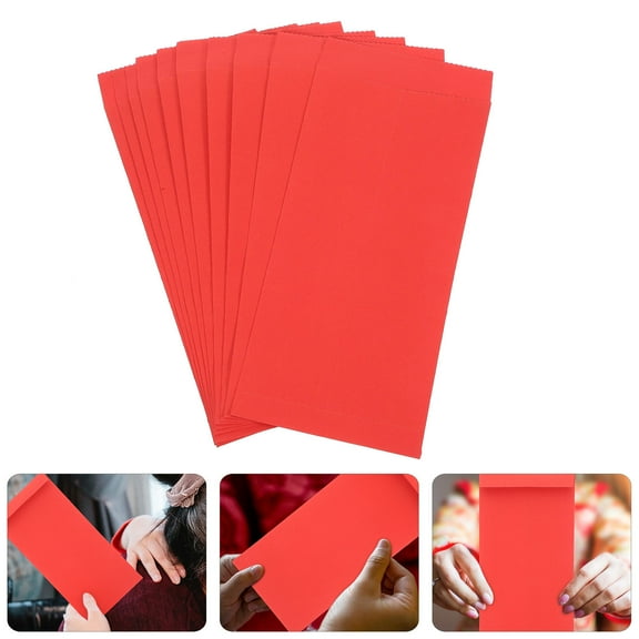 Homoyoyo Cash Stuffing Envelopes Red 20Pcs 9.4X4.3In
