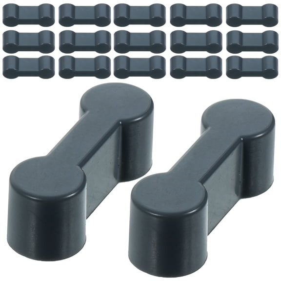 Homoyoyo 20Pcs Plastic Train Track Connectors for Toy Train Sets Indoor and Outdoor Playroom Accessories