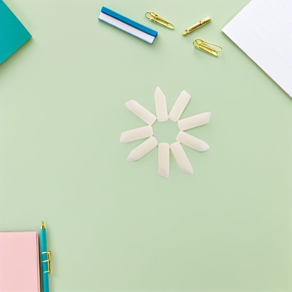 Homoyoyo 20Pcs White Paint Marker Replacement Brush Tip Nibs Refillable Pen Points for Smooth Artistic and Craft Use