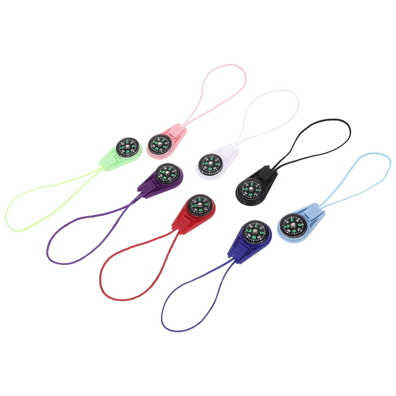 Homoyoyo 20Set Assorted Color Compact Abs Acrylic Small Plastic Compass For Hiking And Camping