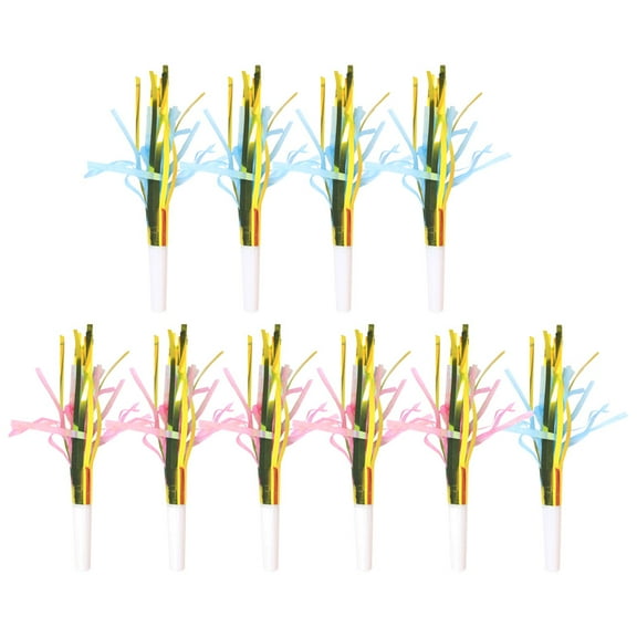 Homoyoyo Tassel Blowing Dragon Blue Paper Plastic Cheering Party Props 20Pcs