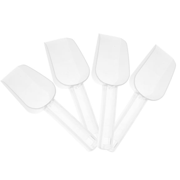 Homoyoyo 4-Piece Plastic Measuring Scoops Set for Food, Flour, Baking, Kitchen Use, Accurate Measurement Tools