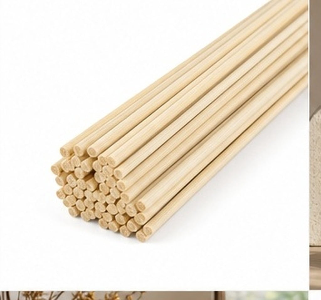 Homoyoyo 24cm Rattan Reed Sticks, 50 Count Replacement Diffuser Reeds ...