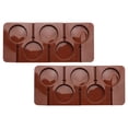 thumbnail image 1 of Homoyoyo 2-Piece Lollipop Mold Set for Candy Making, Kitchen Baking Tools for Homemade Sweets and Treats, 1 of 8
