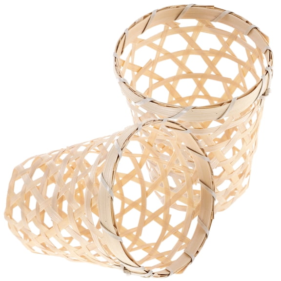 Homoyoyo Vintage Handmade Cup Holders Set of 2 Nonslip Beige Drink for Daily Use