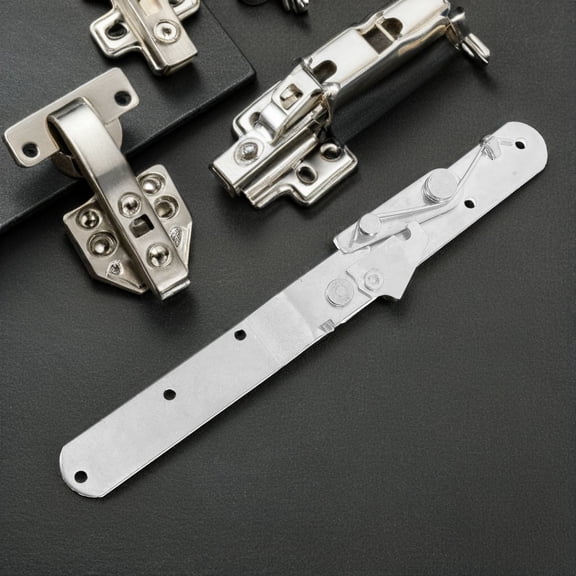 Homoyoyo 2-Pack Heavy Duty Galvanized Steel Bifold Door Hinges for Home, Closet, Living Room & Interior Door Hardware Installation
