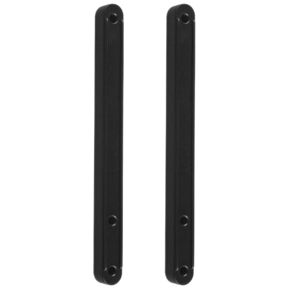 Homoyoyo Black Drawer Slides Plastic Multi-Functional Design for Home Use 2Pcs