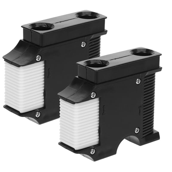 Homoyoyo 2pcs Fending Hanger for Boat Plastic Black Clips for Boat Owners