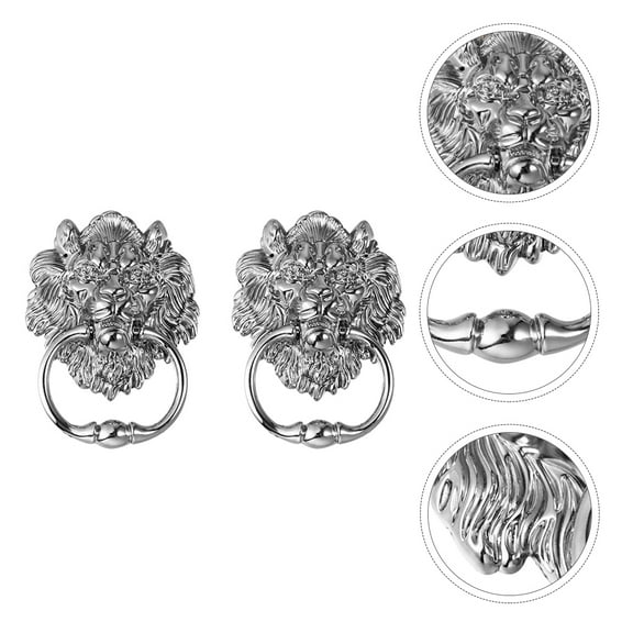 Homoyoyo 2pcs Antique Door Cabinet Handles Sturdy Unique Design Easy Installation Durable Convenient