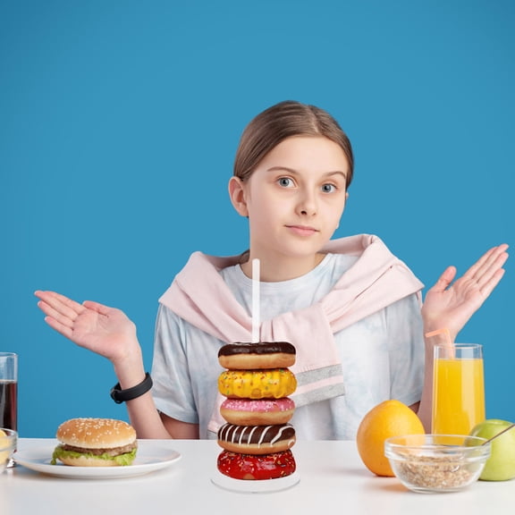 Homoyoyo Clear Acrylic Donut Stand 2- , Event, Wedding, Dessert Table Display