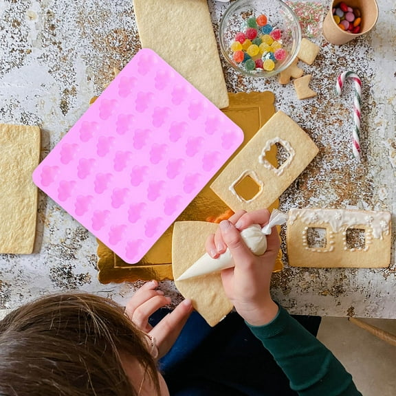 Homoyoyo 2-Pack Non-Stick Silicone Molds for Chocolate, Candy, Baking, and Candy Making Supplies